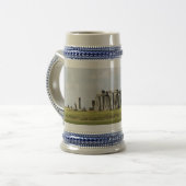 Stonehenge Engeland Souvenir Biermok Bierpul (Voorkant links)