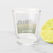 Stonehenge Engeland Souvenir Shotglas Shot Glas (Achterkant)