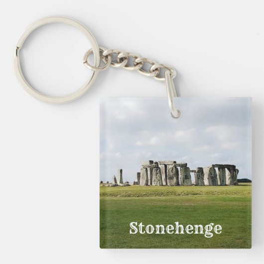 Stonehenge Engeland Souvenir Sleutelhanger (Voorkant)