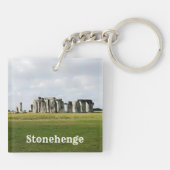 Stonehenge Engeland Souvenir Sleutelhanger (Achterkant)