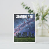 Stonehenge Engeland Verenigd Koninkrijk Reizen Briefkaart (Staand voorkant)