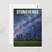 Stonehenge Engeland Verenigd Koninkrijk Reizen Briefkaart (Voorkant / Achterkant)