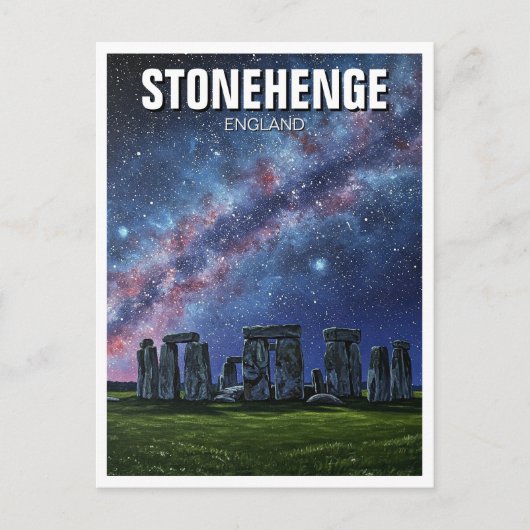 Stonehenge Engeland Verenigd Koninkrijk Reizen Briefkaart (Voorkant)