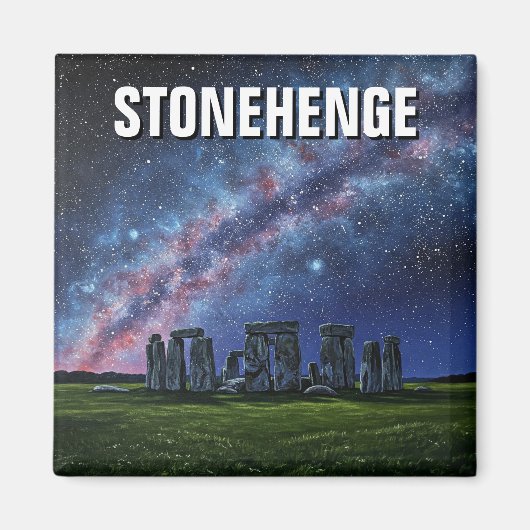 Stonehenge Engeland Verenigd Koninkrijk Reizen Magneet (Voorkant)