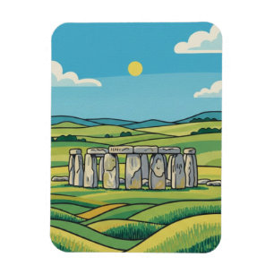 Stonehenge Engeland Verenigd Koninkrijk Reizen Magneet