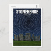 Stonehenge Engeland Verenigd Koninkrijk Startrails Briefkaart (Voorkant / Achterkant)