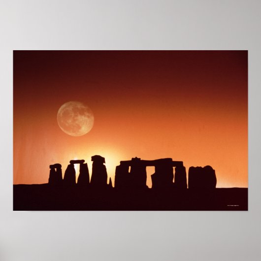 Stonehenge, England 2 Poster (Voorkant)
