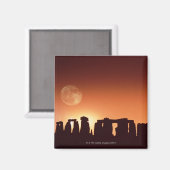 Stonehenge, England 3 Magneet (Voorkant / Achterkant)