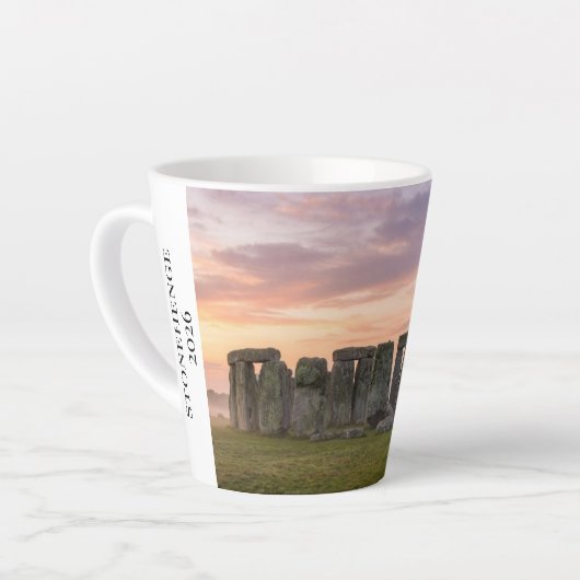 Stonehenge England Ancient Stone Circle Latte Mok (Linkerhoek)
