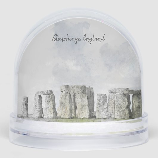 Stonehenge England Ancient World – Historic Sneeuwbol (Voorkant)