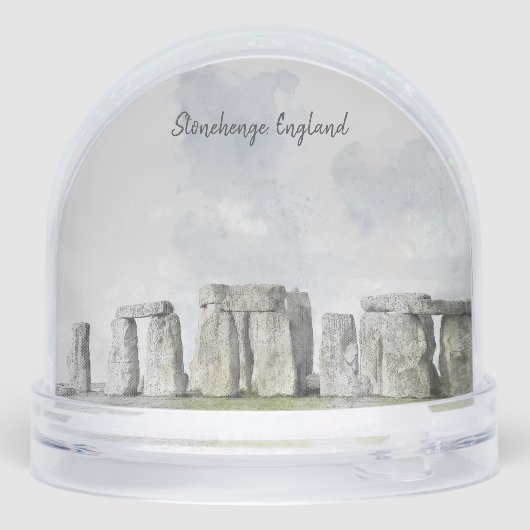 Stonehenge England Ancient World – Historic Sneeuwbol (Achterkant)