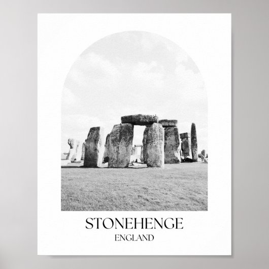 Stonehenge England Arch Fotoprint Poster (Voorkant)