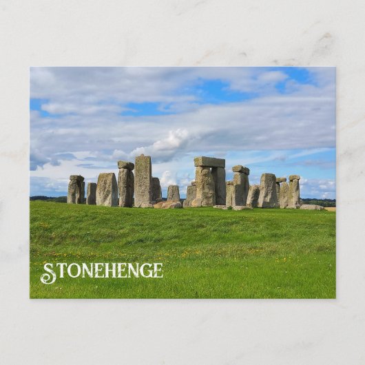 Stonehenge England Briefkaart (Voorkant)