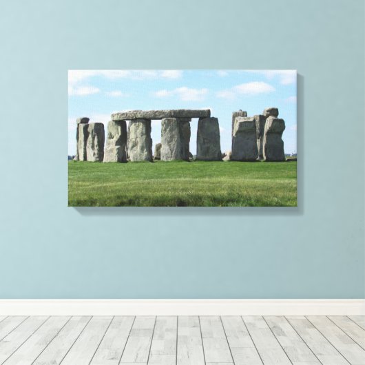 Stonehenge England Foto Canvas Afdruk (Insitu (Houten vloer))