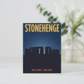 Stonehenge England Landmark Briefkaart (Staand voorkant)