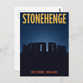 Stonehenge England Landmark Briefkaart (Voorkant / Achterkant)