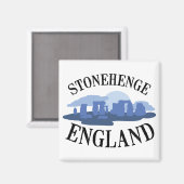 Stonehenge England Magneet (Voorkant / Achterkant)