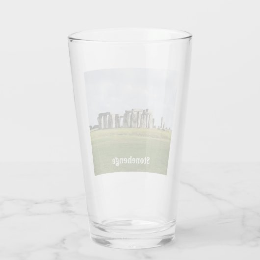 Stonehenge England Souvenir Drinking Glass Glas (Achterkant)