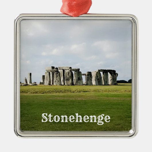 Stonehenge England Souvenir Metalen Ornament (Voorkant)