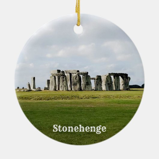 Stonehenge England Souvenir Ornament (Achterkant)