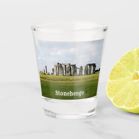 Stonehenge England Souvenir Shot Glass Shot Glas (Voorkant)