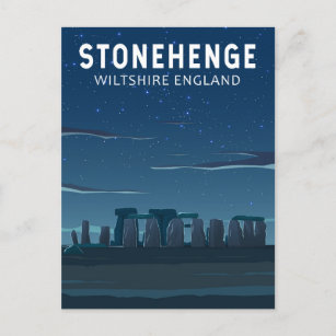 Stonehenge England Travel  Art Briefkaart