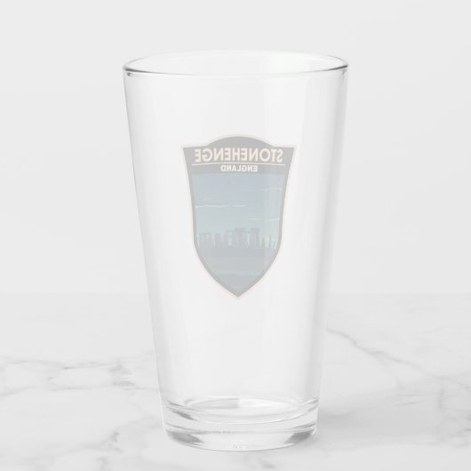 Stonehenge England Travel  Art Glas (Achterkant)