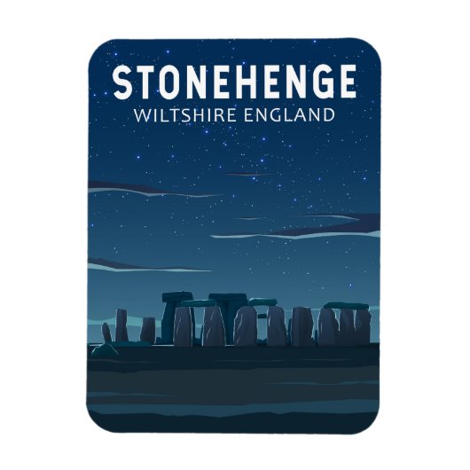 Stonehenge England Travel  Art Magneet (Verticaal)