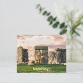 Stonehenge England UK Briefkaart (Staand voorkant)