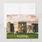 Stonehenge England UK Briefkaart (Voorkant / Achterkant)