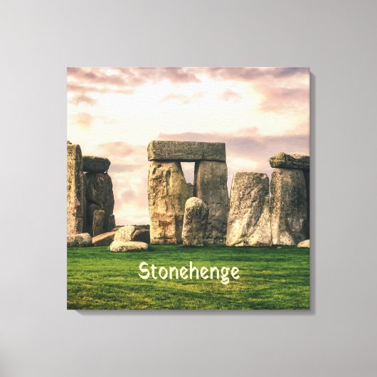 Stonehenge England UK Canvas Afdruk (Voorkant)