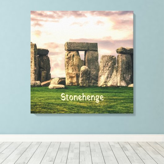 Stonehenge England UK Canvas Afdruk (Insitu (Houten vloer))