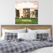 Stonehenge England UK Canvas Afdruk (Insitu (Slaapkamer))