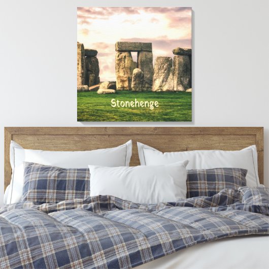 Stonehenge England UK Canvas Afdruk (Insitu (Slaapkamer))