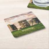 Stonehenge England UK Kartonnen Onderzetters (Schuin)