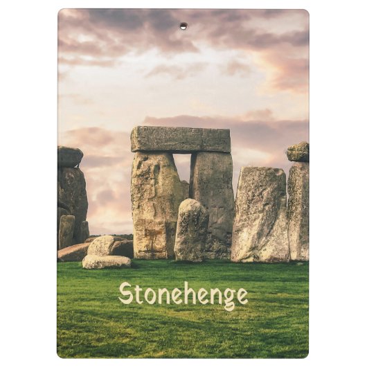 Stonehenge England UK Klembord (Achterkant)