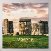 Stonehenge England UK Poster (Voorkant)