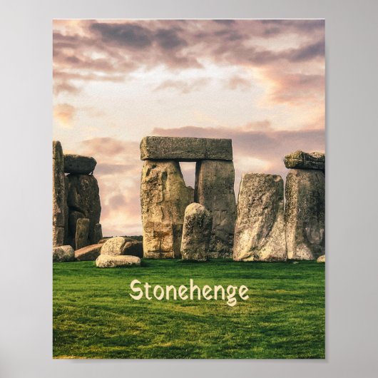 Stonehenge England UK Poster (Voorkant)