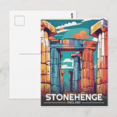 Stonehenge England Wiltshire Werelderfgoed Briefkaart (Voorkant / Achterkant)