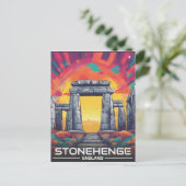 Stonehenge England Wiltshire Werelderfgoed Briefkaart (Staand voorkant)