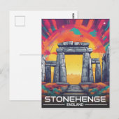 Stonehenge England Wiltshire Werelderfgoed Briefkaart (Voorkant / Achterkant)