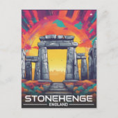 Stonehenge England Wiltshire Werelderfgoed Briefkaart (Voorkant)