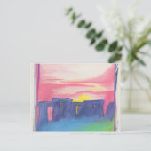 Stonehenge First Star Art by jrr Briefkaart (Staand voorkant)