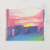 Stonehenge First Star Art by jrr Briefkaart (Voorkant)