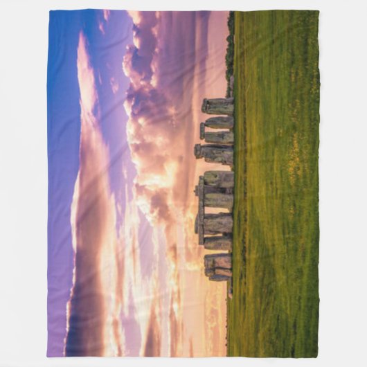 STONEHENGE FLEECE DEKEN (Voorkant)