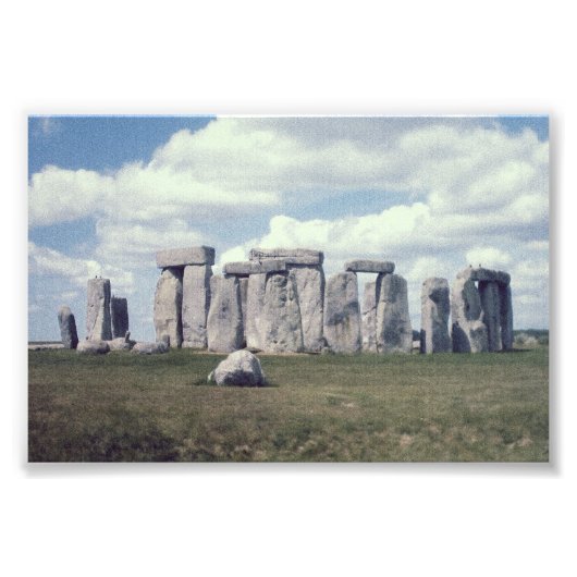 Stonehenge Foto Afdruk (Voorkant)