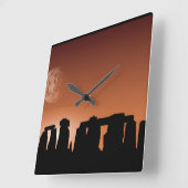 Stonehenge historische zonneklok vierkante klok (Hoek)