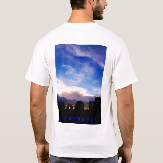 Stonehenge in Dawn T-shirt (Achterkant)