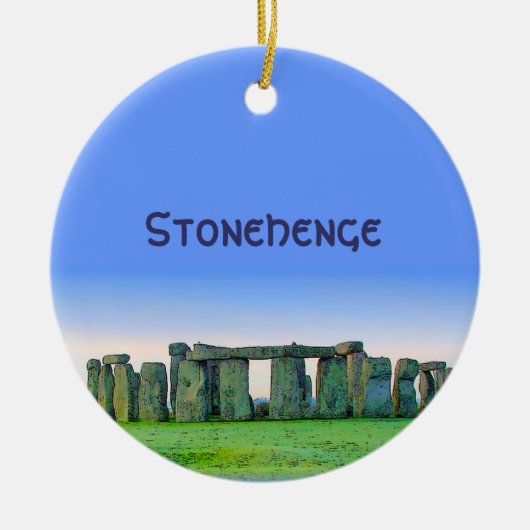 Stonehenge Keramisch Ornament (Voorkant)