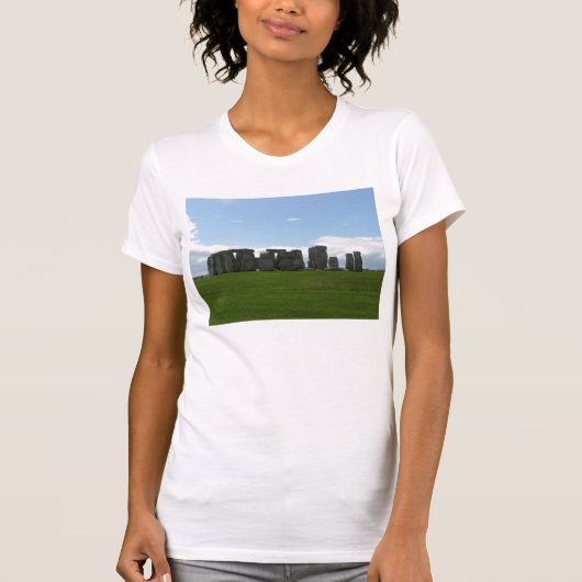 Stonehenge – Landschapsfoto van oud monument T-shirt (Voorkant)